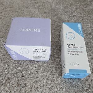 Go Pure Tighten & Lift Neck Cream and Gentle Gel Cleanser Bundle